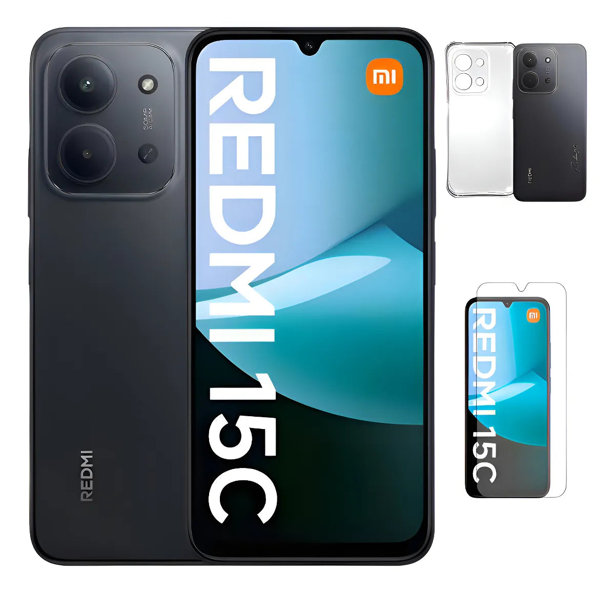 Xiaomi Redmi 15c 128gb 4+4GB RAM Dual Sim Cor Preto - Image 1