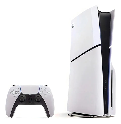 Imagem 4 de 6 de Console PlayStation 5 Midia Fisica Slim Branco 1TB Returnal e Ratchet e Clank Controle Sem Fio Dualsense Branco