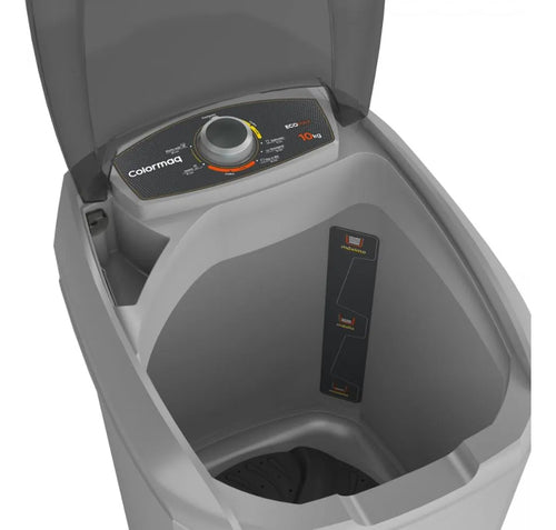 Imagem 3 de 4 de Máquina de lavar semi-automática Tanquinho Colormaq 10kg prata