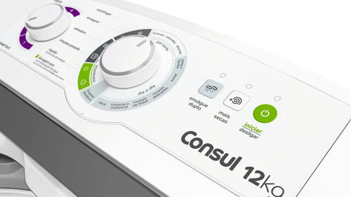 Imagem 4 de 6 de Máquina de Lavar Consul Cwh12bb Branca 12kg com Dosagem Econômica e Ciclo Edredom