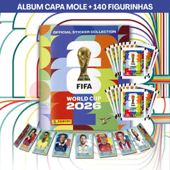 Kit Album Copa Do Mundo Fifa 2026 Capa Mole + Figurinhas