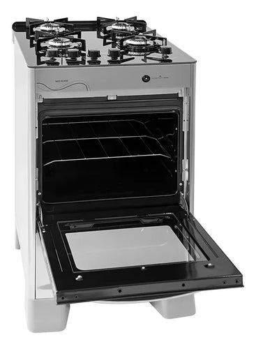 Imagem 3 de 6 de Fogão De Piso 4 Bocas Mesa Vidro Neo Glass Suggar Bivolt