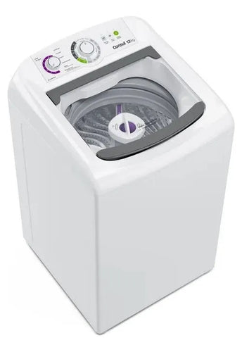 Imagem 1 de 6 de Máquina de Lavar Consul Cwh12bb Branca 12kg com Dosagem Econômica e Ciclo Edredom
