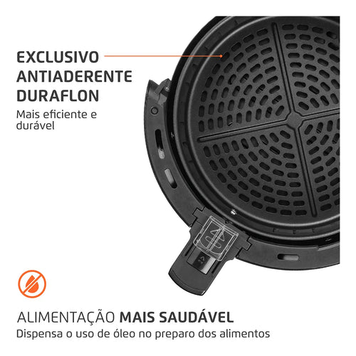 Imagem 6 de 6 de Fritadeira De Ar Af-35-bf Air Fryer 3,5l Preta Mondial